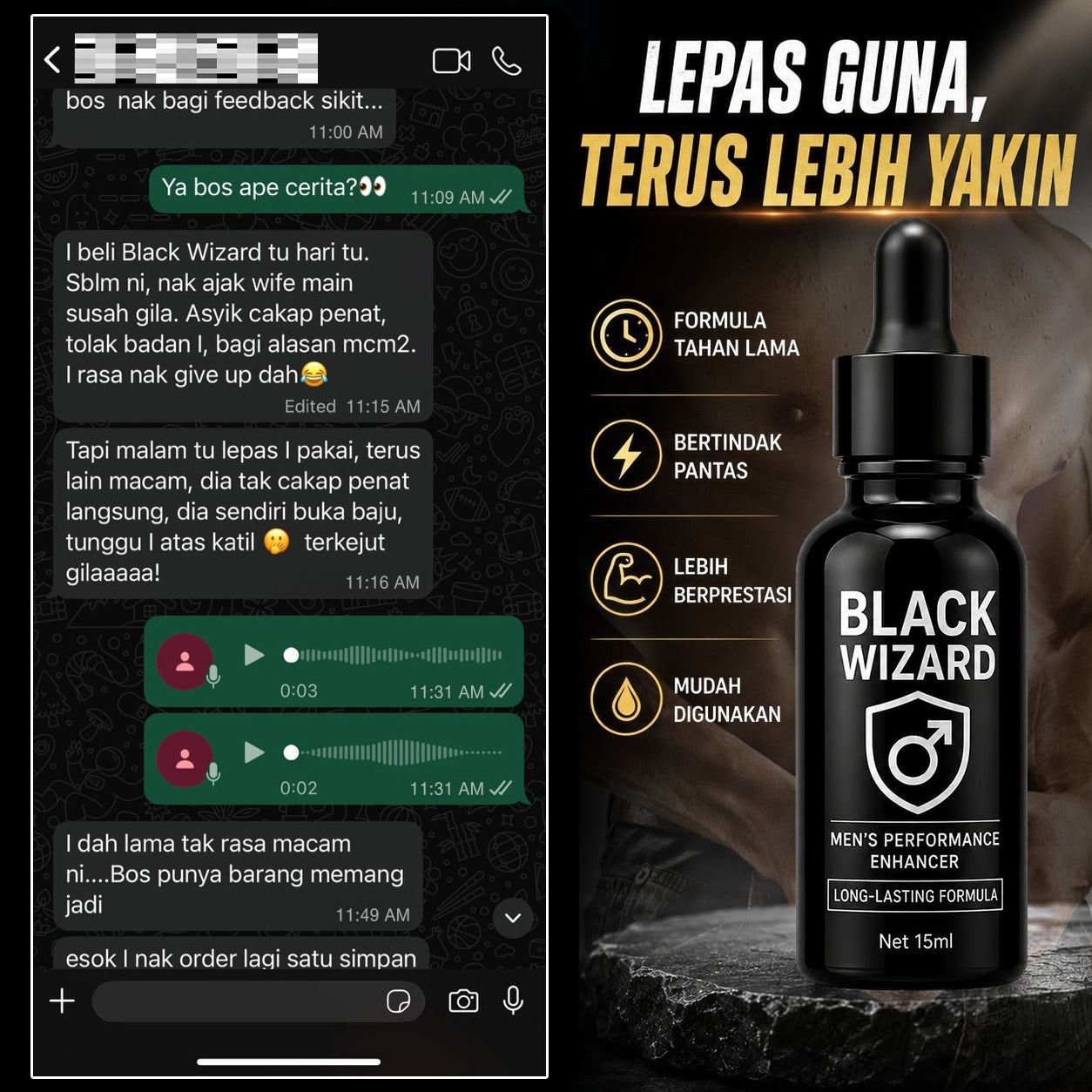 Black Wizard customer review